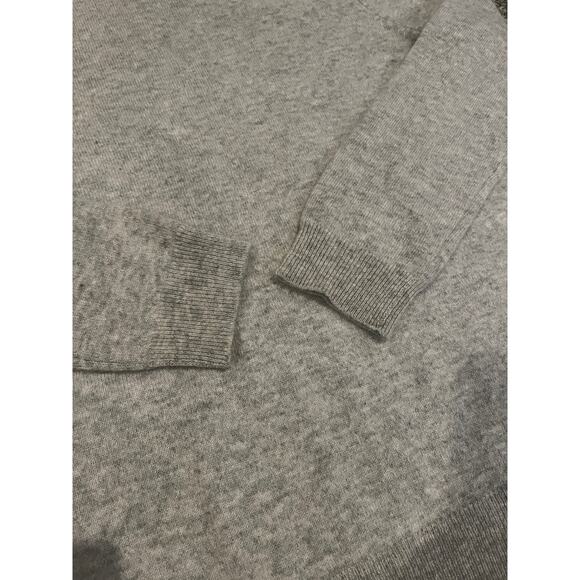 Charter Club 100% Cashmere Long Sleeve Crew Neck Pullover Sweater Gray Womens XL - Picture 3 of 8